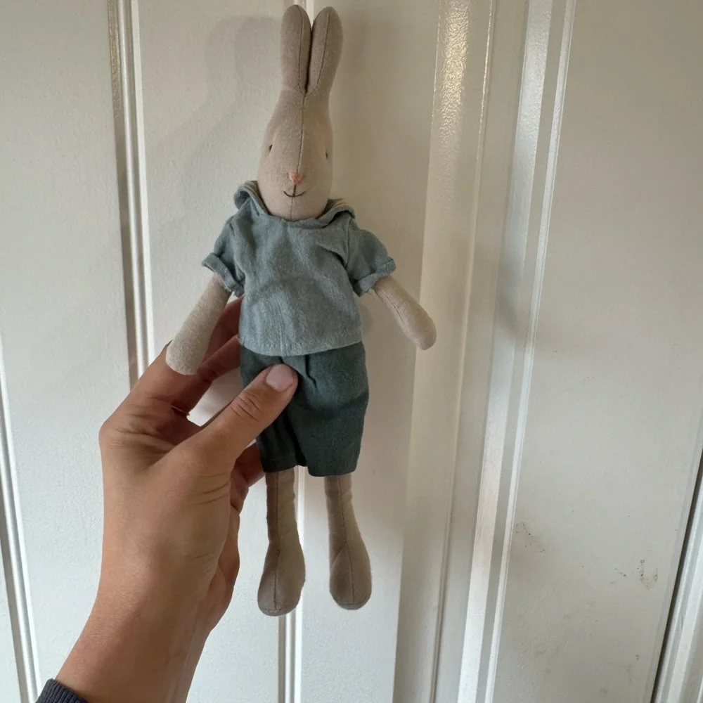 Maileg Rabbit and Teddy Rattle Bundle - Picture 4 of 5